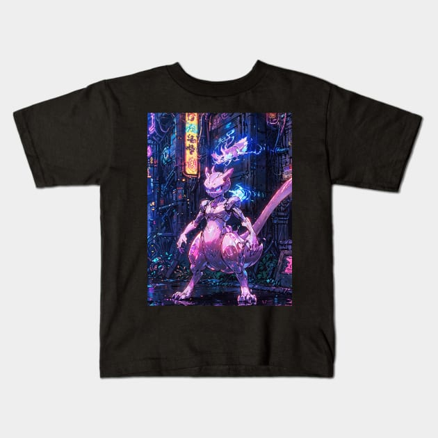 Psychic Legendary Cyberpunk Kids T-Shirt by CodigoCero